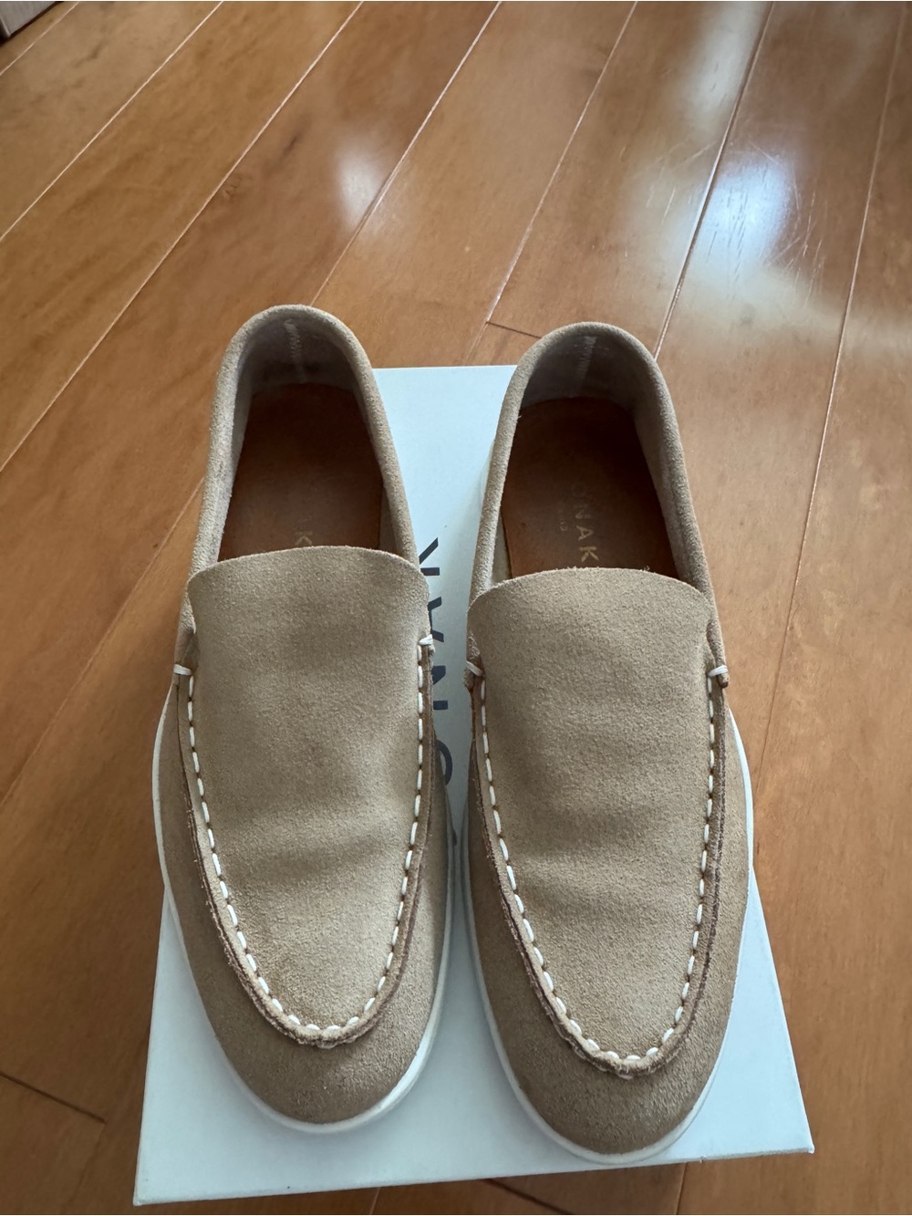 Women's Casual Suede Loafers in Tan